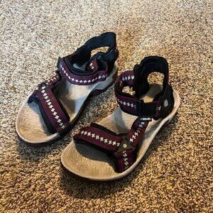 Teva Stratum or Terra Fi 5 hiking sandals